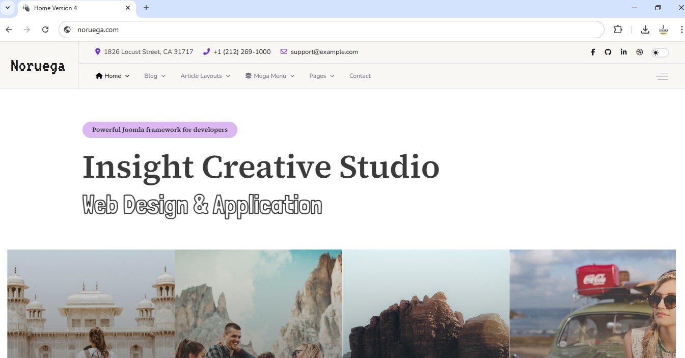 Sitio Web de Noruega